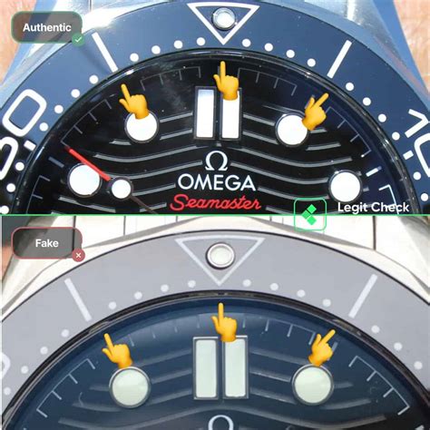 fake vs real omega seamaster|omega seamaster knockoff.